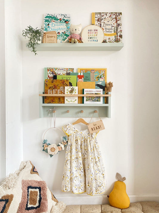 Autumns Corner - The Colour Pop Peg Rail Bookshelf