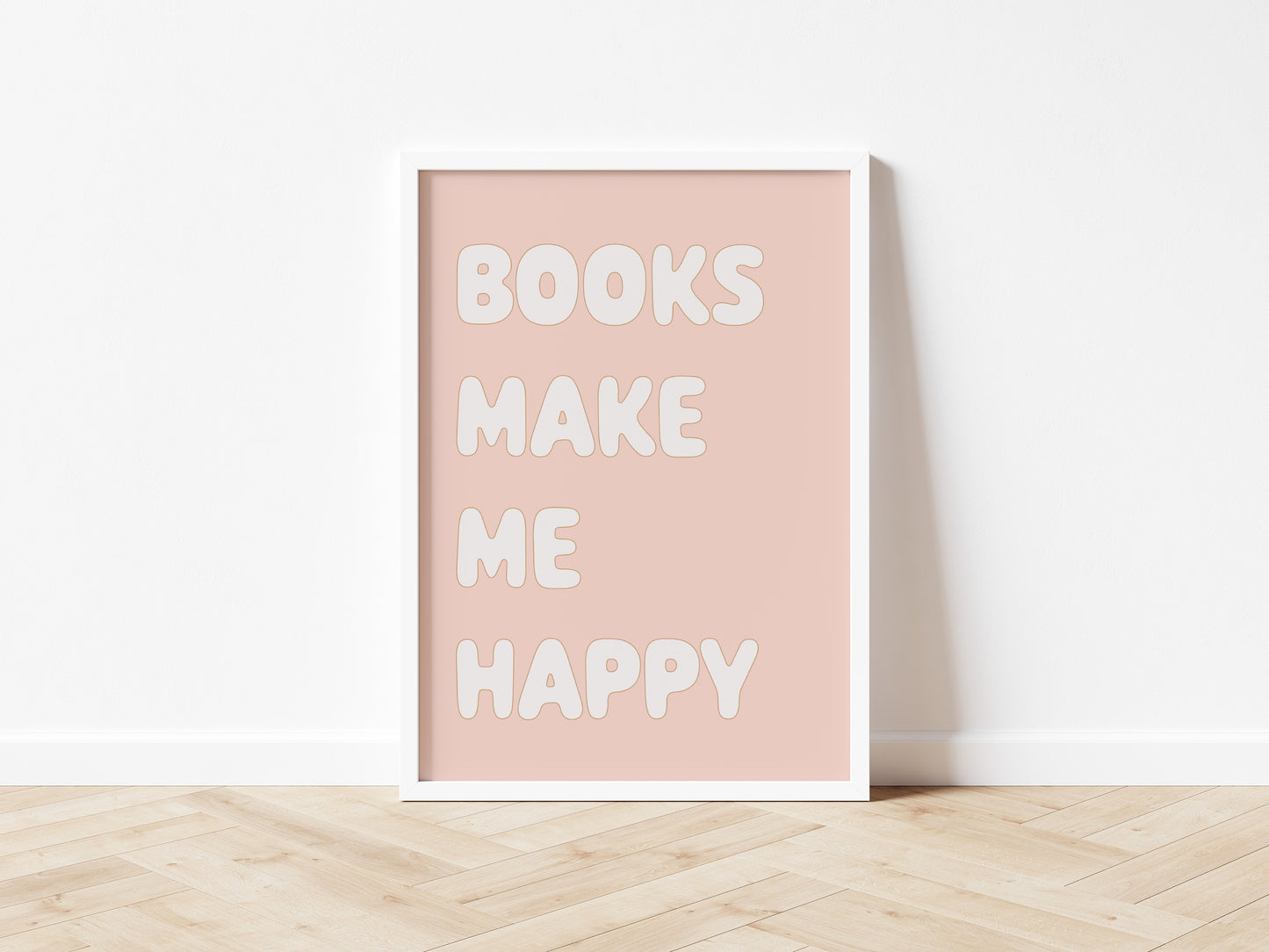 Books Make Me Happy - Fine Art Print