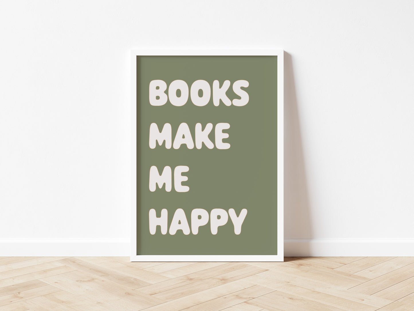 Books Make Me Happy - Fine Art Print